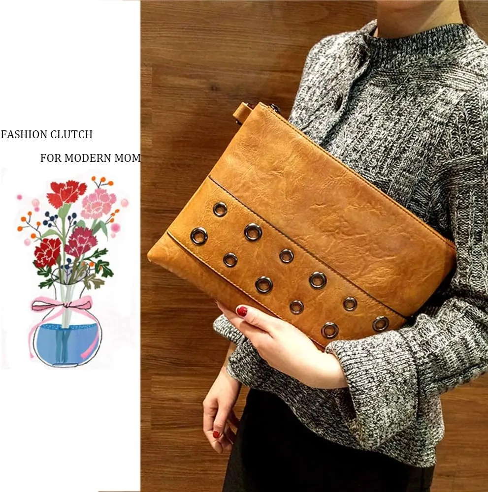 Women Clutch Envelope Bag Wristlet Evening Bags Small Cross Body Shoulder Bag