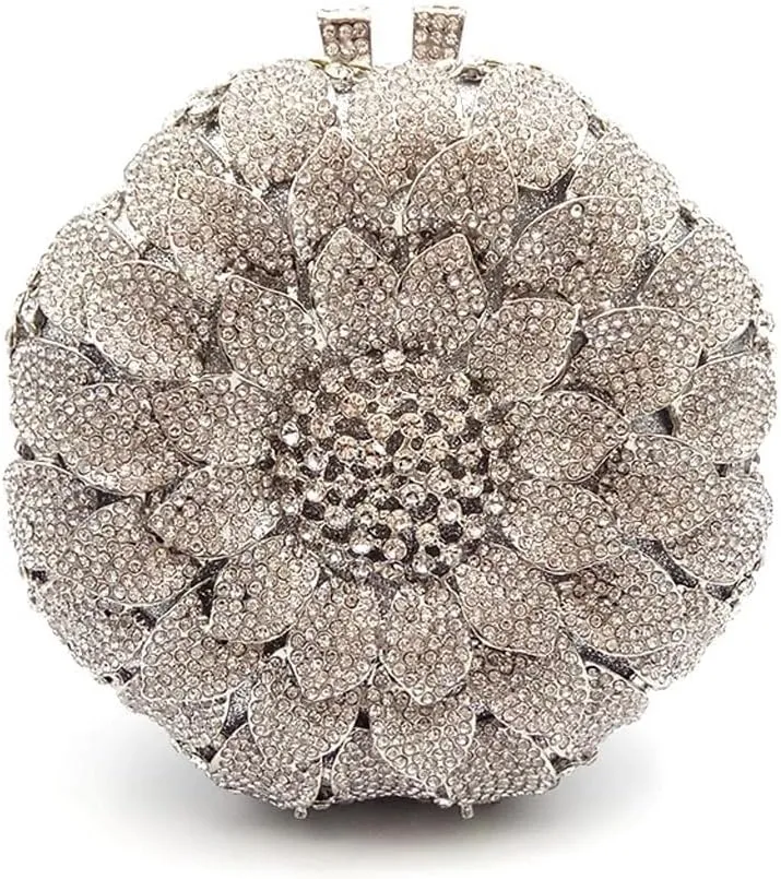 Women Evening Party Bag Crystal Clutch Bridal Wedding Party Wallet Purse Handbag