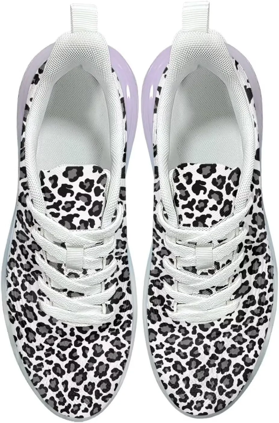 Womens Air Cushion Sneakers Lightweight Comfort Walking Shoes Casual Breathable House Shoes for Athletic Size 6-11 White Sole