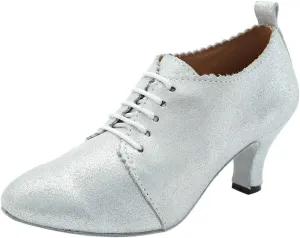 Women's Leather Closed Toe Modern Lace-up Latin Practice Professional Dance Shoes L229