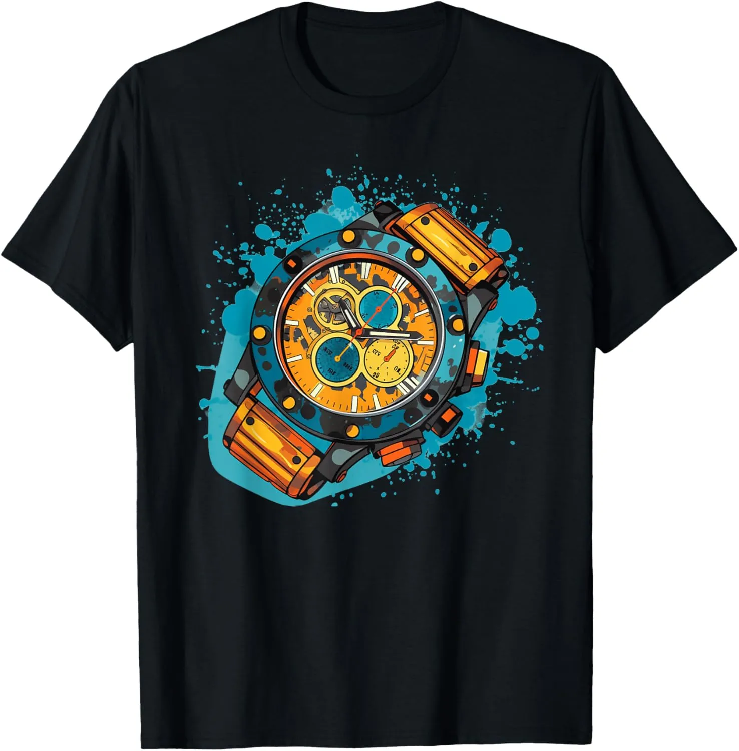 Wristwatch and Stopwatch for Timepiece Lovers T-Shirt